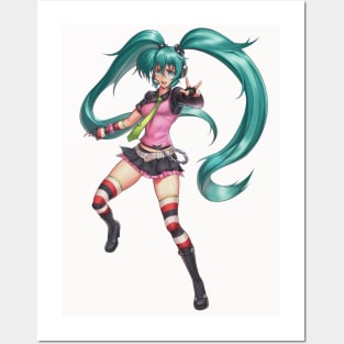 Punk Hatsune Miku Posters and Art